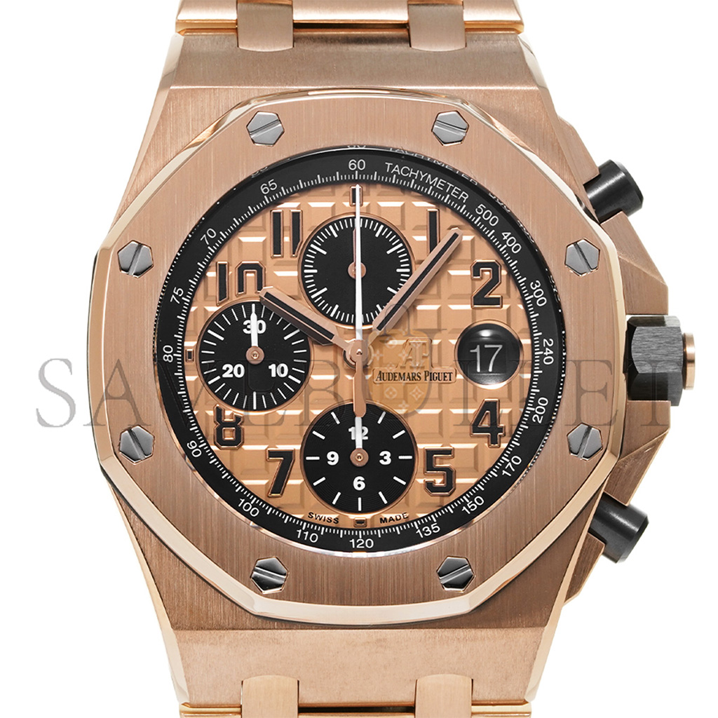 AUDEMARS PIGUET ROYAL OAK OFFSHORE ROSE GOLD 42MM WATCH 26470OR.OO.1000OR.01